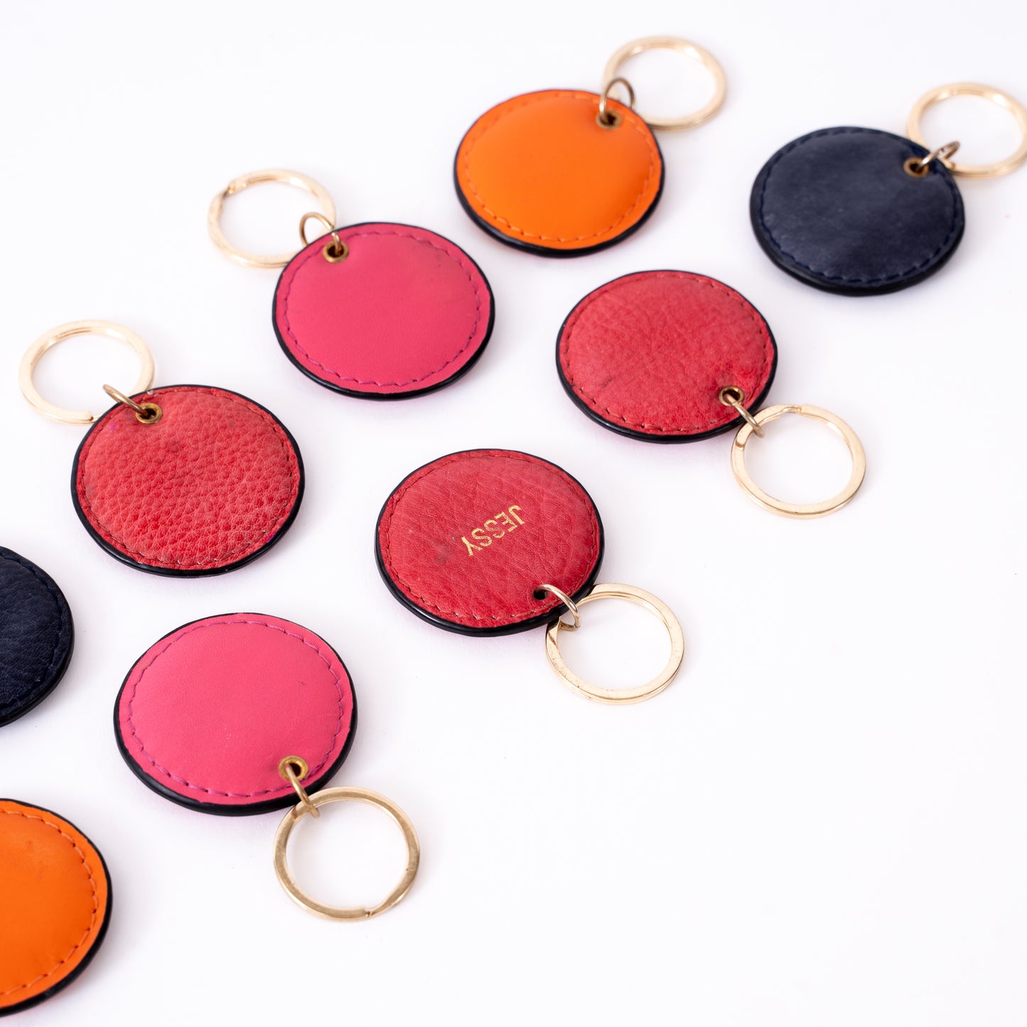 Round Keychain Orange