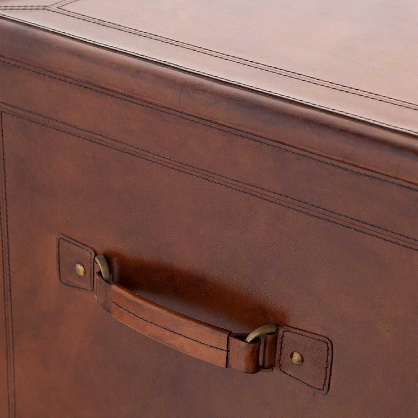 Leather Bar Cabinet