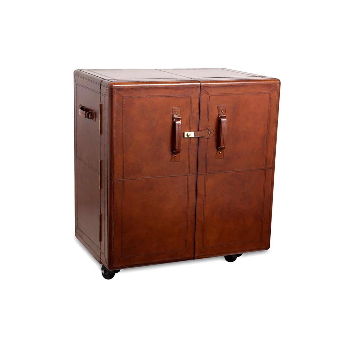Leather Bar Cabinet