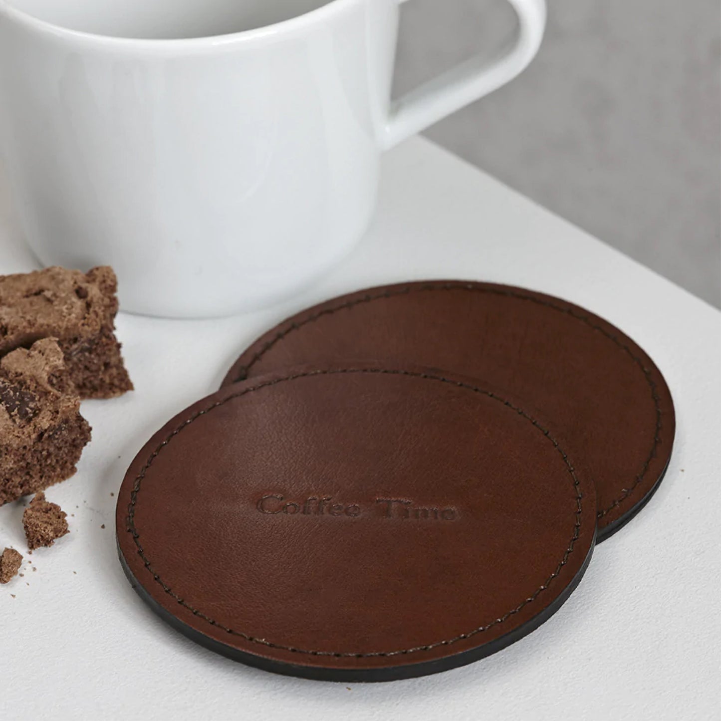 Leather Coaster (Set of 6)