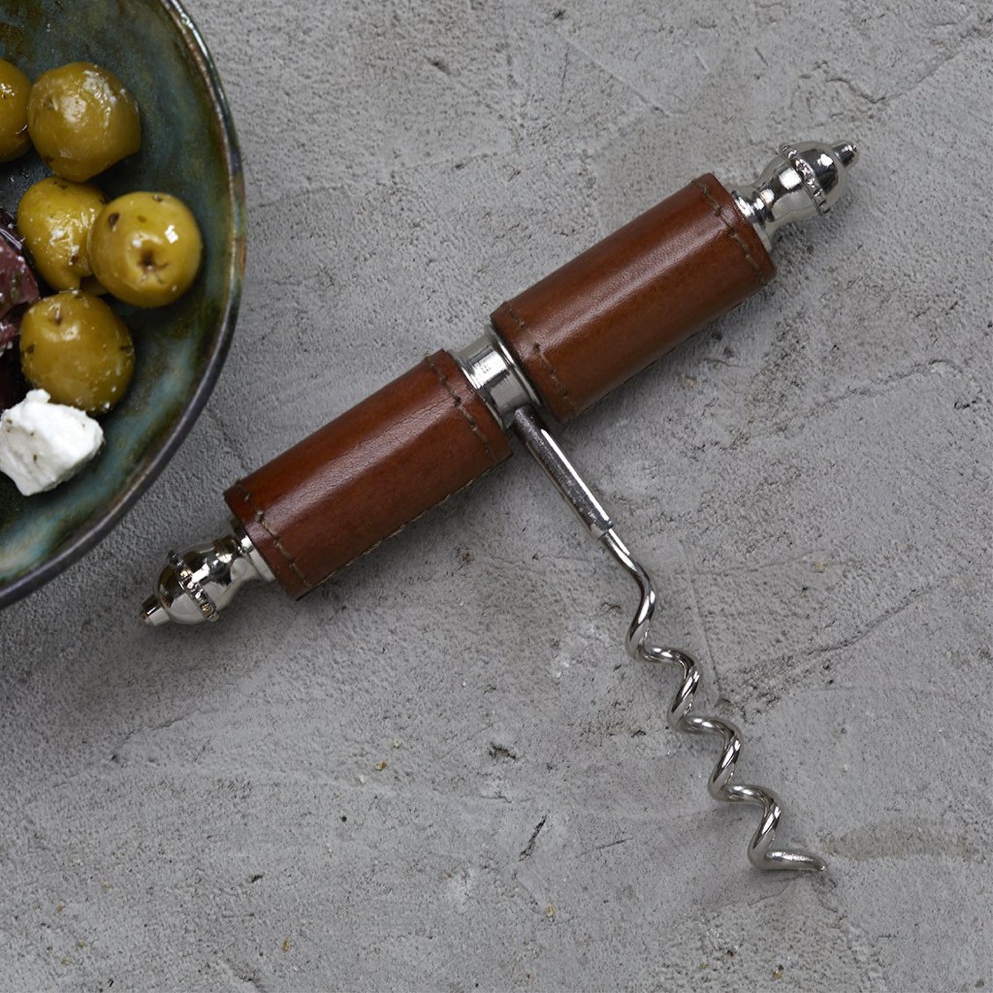 Leather Cork Screw
