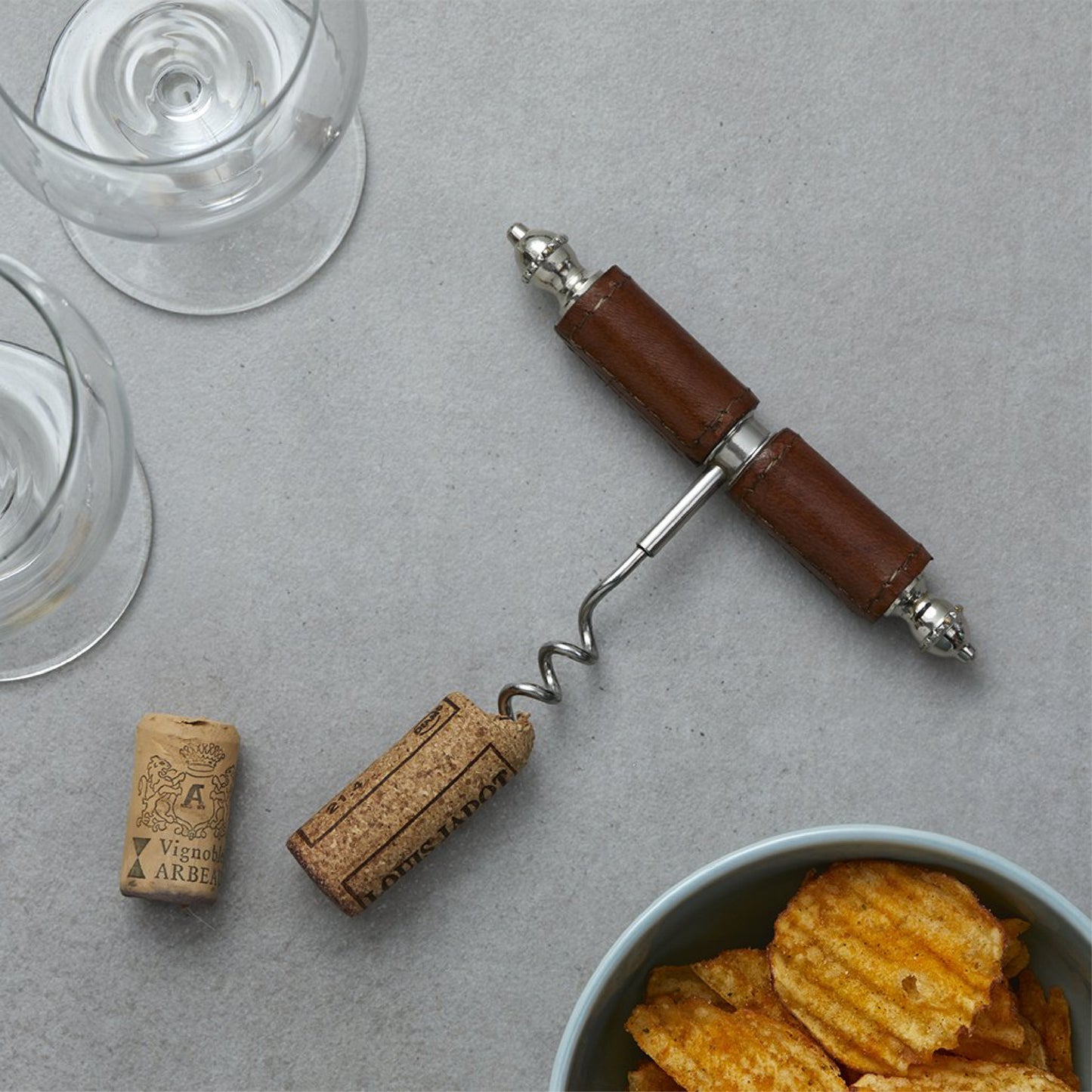 Leather Cork Screw