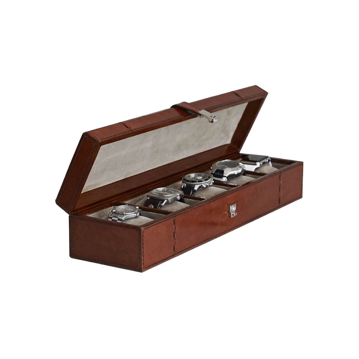 Leather Watch Box for 5