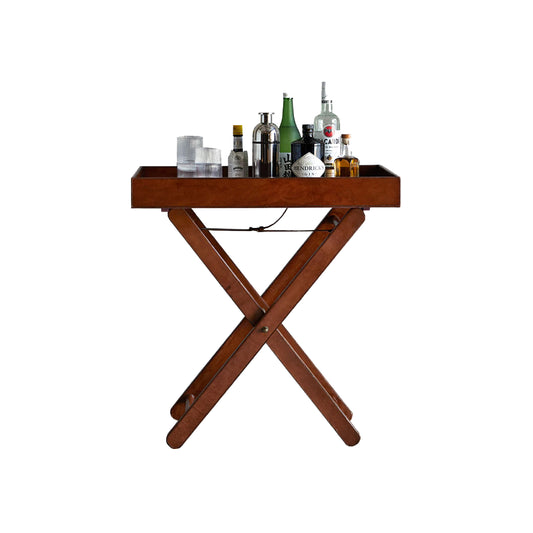 Leather Butler Table