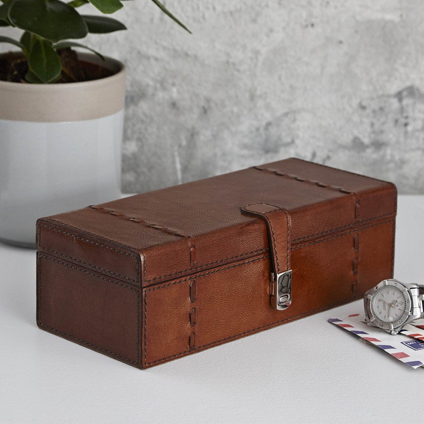 Leather Watch Box for 3