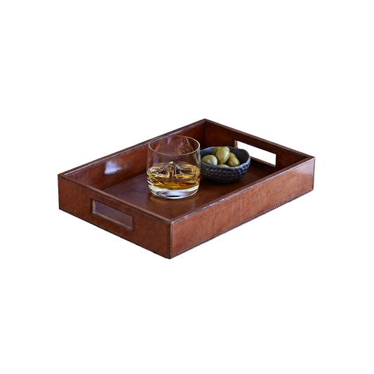 Leather Bar Tray