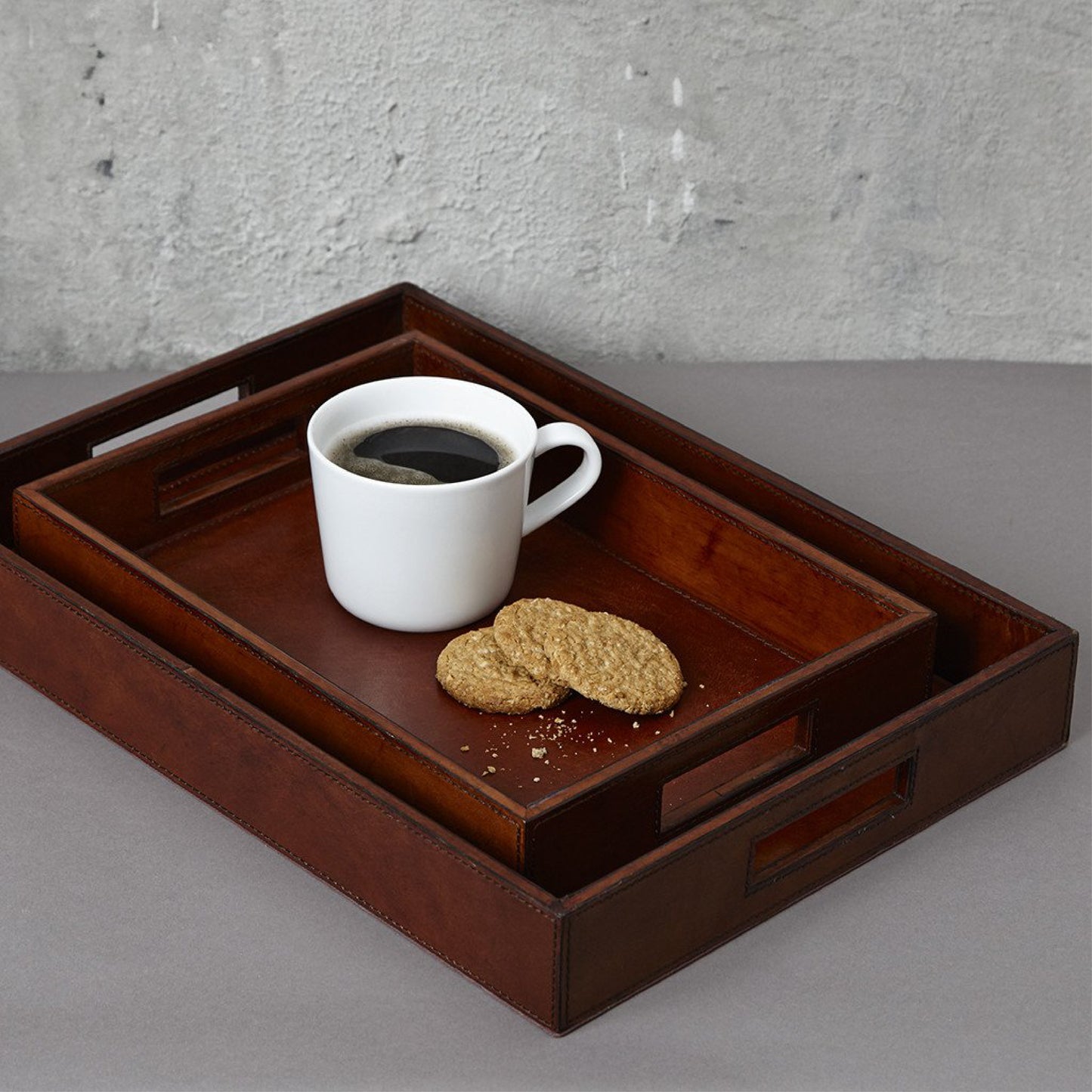 Leather Coffee Tray